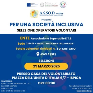 PER UNA SOCIETA' INCLUSIVA ass. superabili